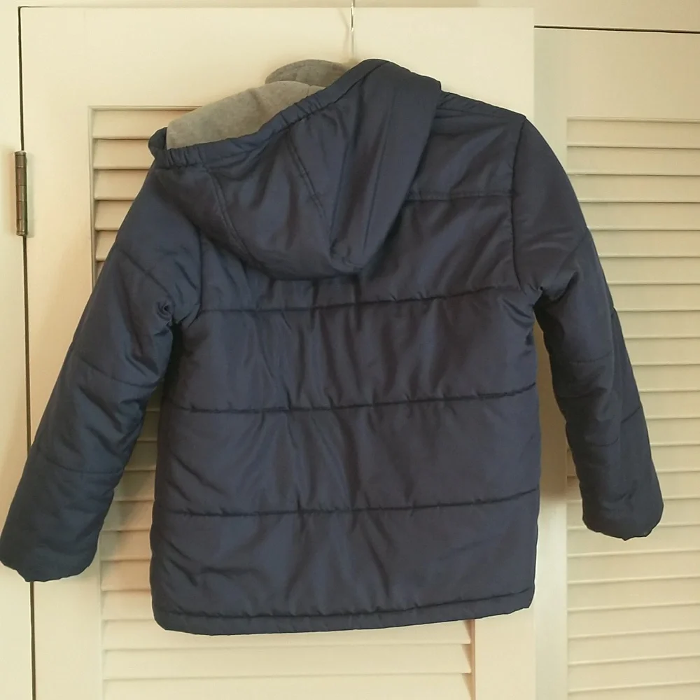 S. Rothschild winter coat, Double Zipper, Gray Fleece Barrier At Zipper,‎ 10/12